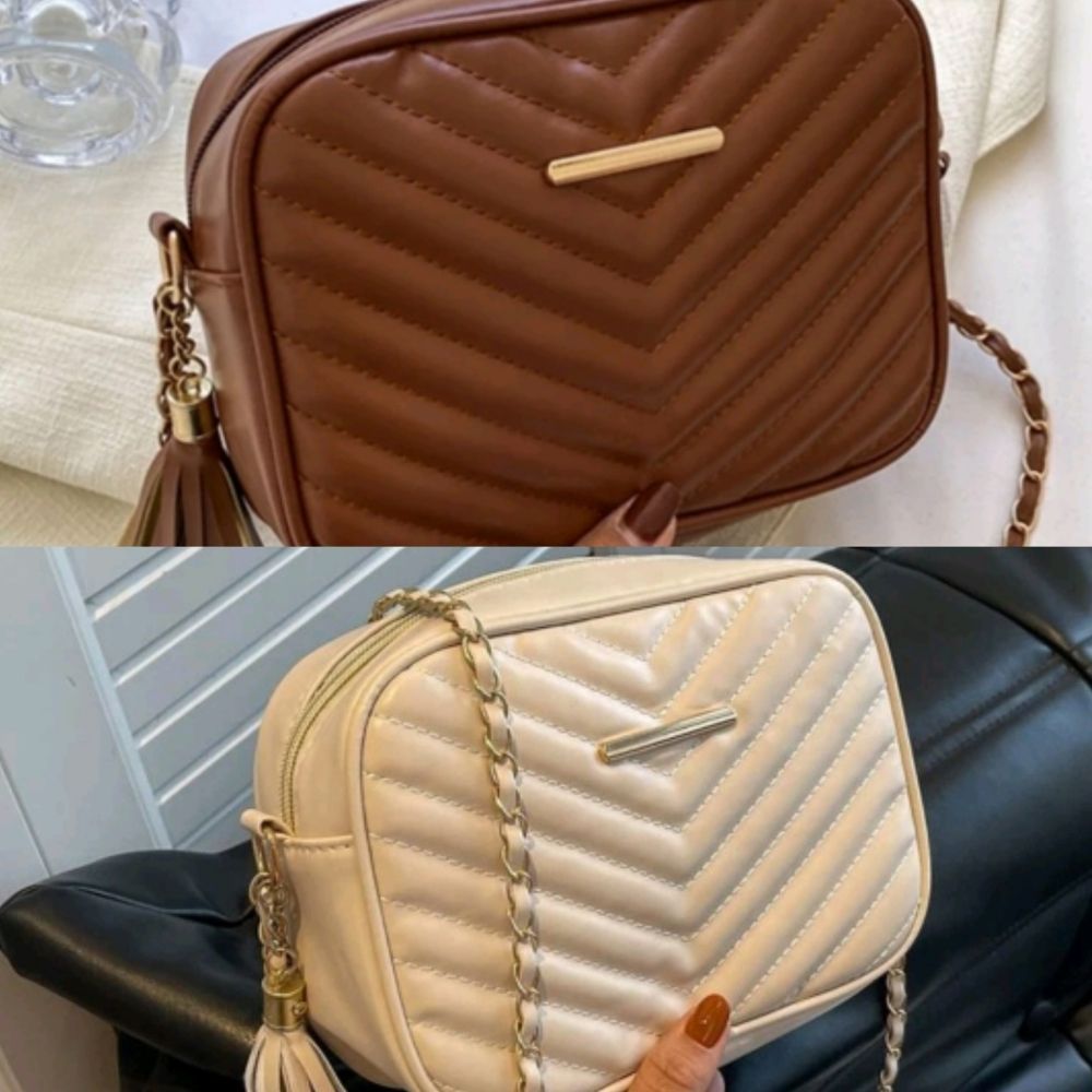 Mini Chevron Square Bag - Picture 2 of 9